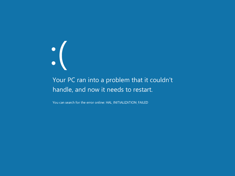 Ecran Albastru (Blue Screen)