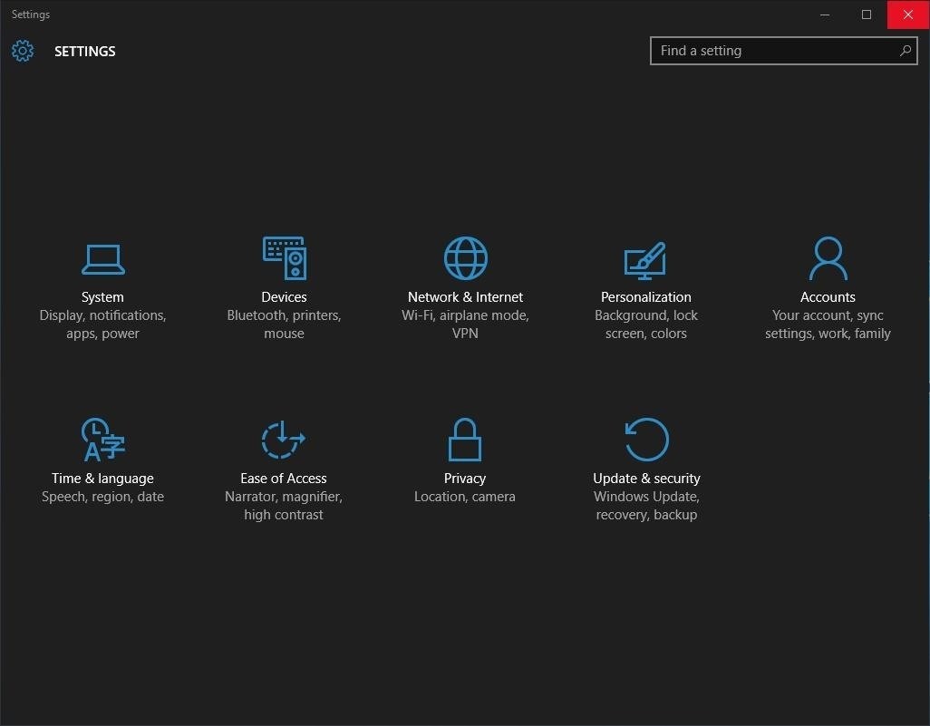 Activati modul Dark in Windows 10