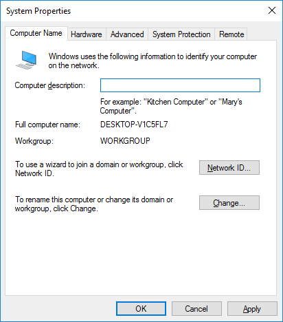 Cum sa schimbi numele PC-ului in Windows 10