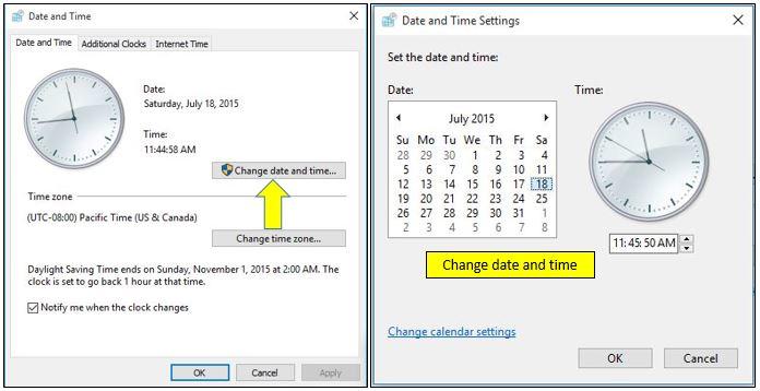Cum sa modificati data si ora in Windows 10