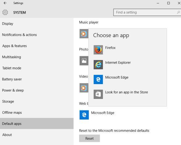 Cum schimbati programele Default in Windows 10