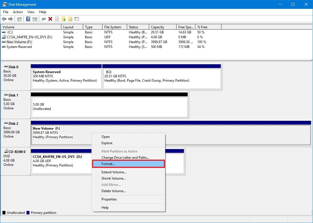 Cum sa formatati un hard disk in Windows 10