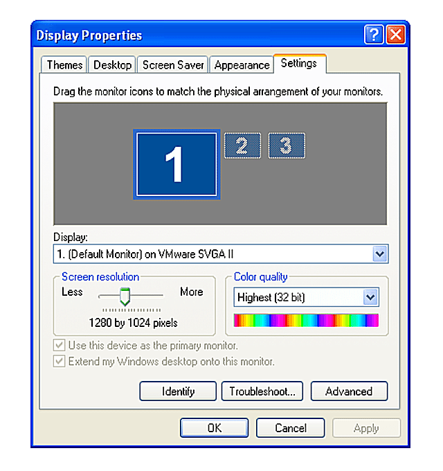 Culori in Windows XP