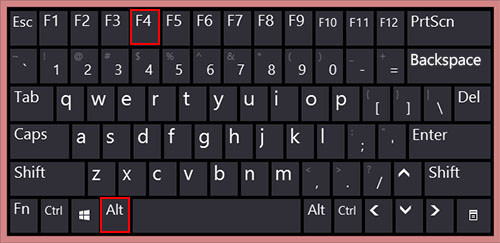 ALT+F4