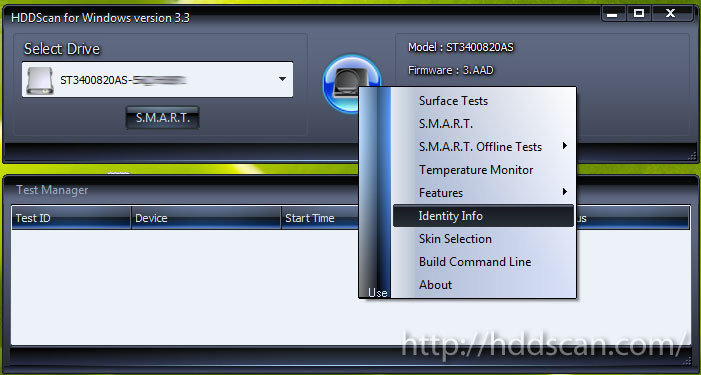 HDDScan