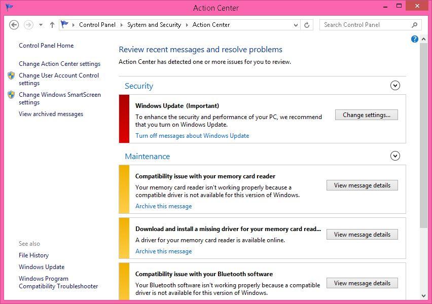 Dezactivati raportarea erorilor in Windows 8