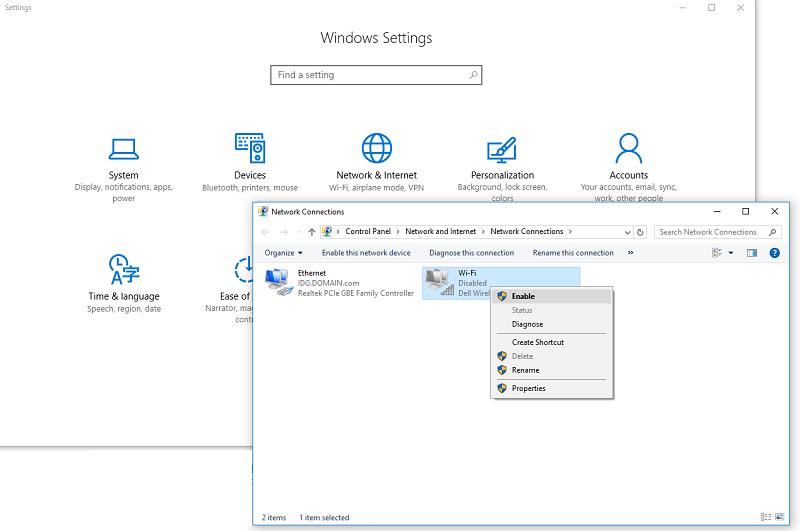 WiFi în Windows 10 WiFi în Windows 10