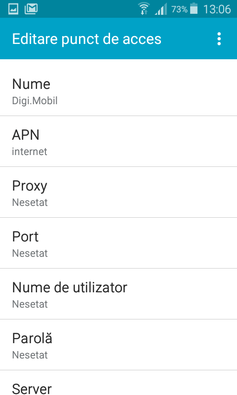 Setări Internet DIGI Abonament și Prepaid (APN complet) Setari internet Digi APN