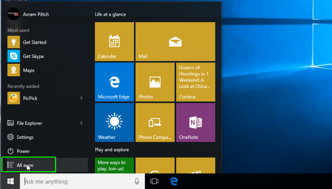 Comenzi rapide de la tastatură în Windows