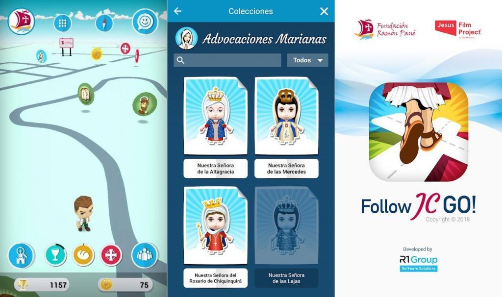 Follow JC Go: Jocul in care trebuie sa colectionezi sfinti ca sa ajungi la Iisus Hristos