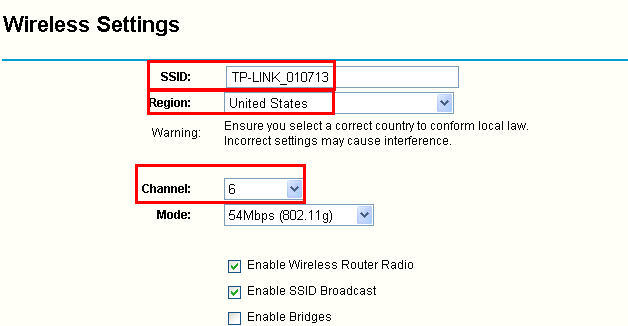 Wireless Setting