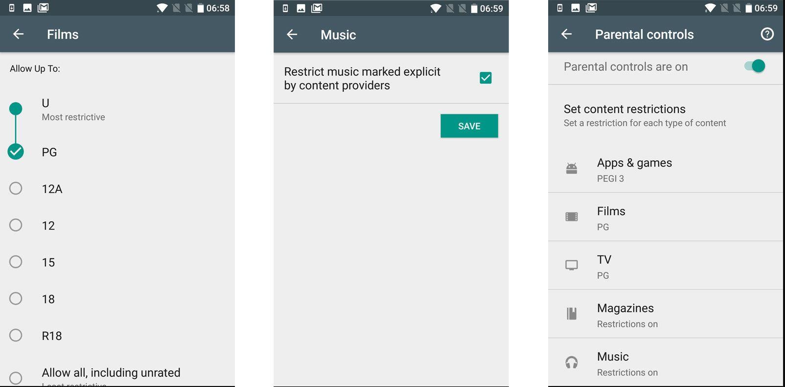 Control Parental Android