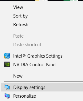 Display Settings