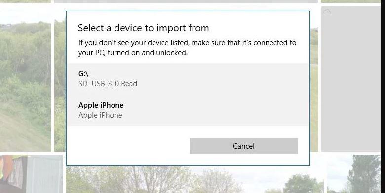 Cum sa importati fotografii de pe iPhone in Windows 10