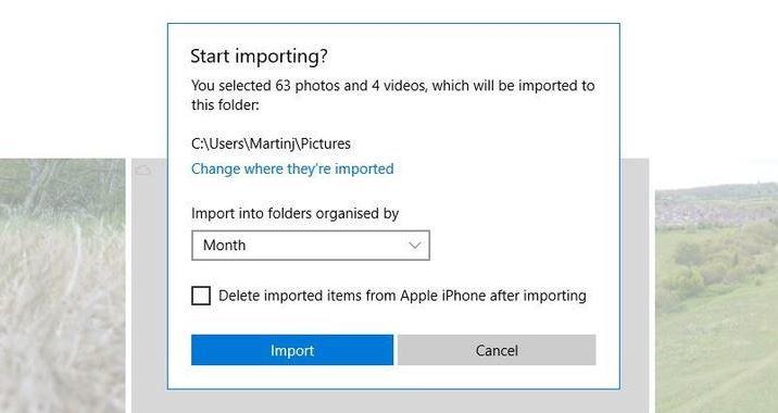 Cum sa importati fotografii de pe iPhone in Windows 10