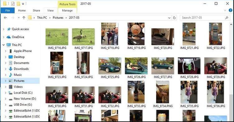 Cum sa importati fotografii de pe iPhone in Windows 10