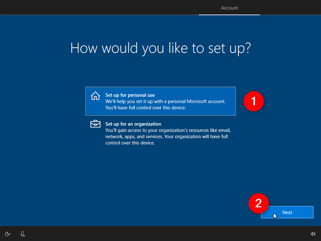 Alege Windows 10 pentru uz personal