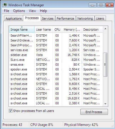 SVCHOST.EXE – Ce este si ce face acest proces