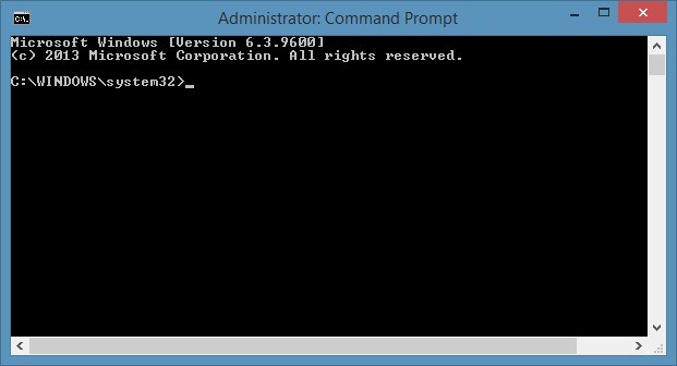 Cum se deschide Command Prompt Avansat (Elevated Command Prompt) in Windows 8