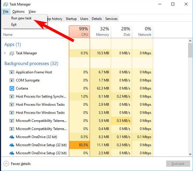 Desktopul din Windows a disparut – ce e de facut?