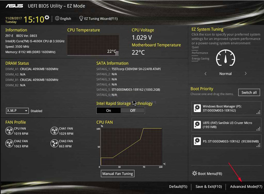 Cum activam virtualizarea procesorului (VT-x) in BIOS