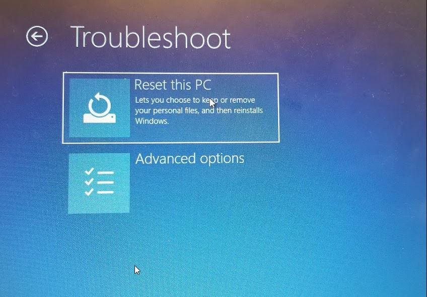 Cum sa reveniti la setarile din fabrica pe Windows 10 fara a cunoaste parola
