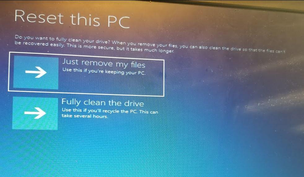 Cum sa reveniti la setarile din fabrica pe Windows 10 fara a cunoaste parola