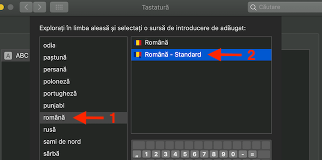 Activare diacritice pe MacOS