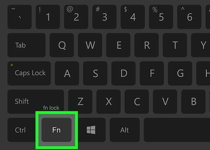 Verifica tastele FN pentru ca este posibil sa fi dezactivat display-ul laptopului accidental