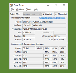 5) Cum verifici temperatura cu Core Temp