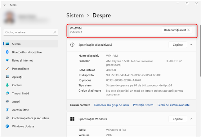 Cum schimbi numele PC-ului în Windows – ghid complet