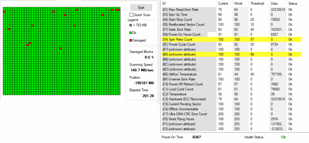 Bad sector HDD