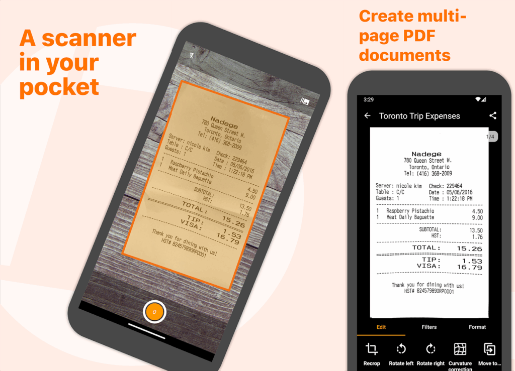 aplicatie de scanare documente Genius Scan