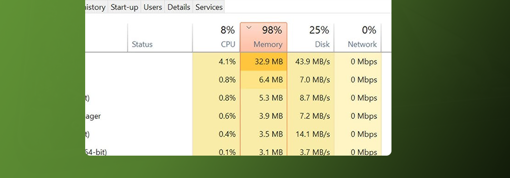 1. De ce merge greu laptopul? - Pentru ca dispune de resurse insuficiente