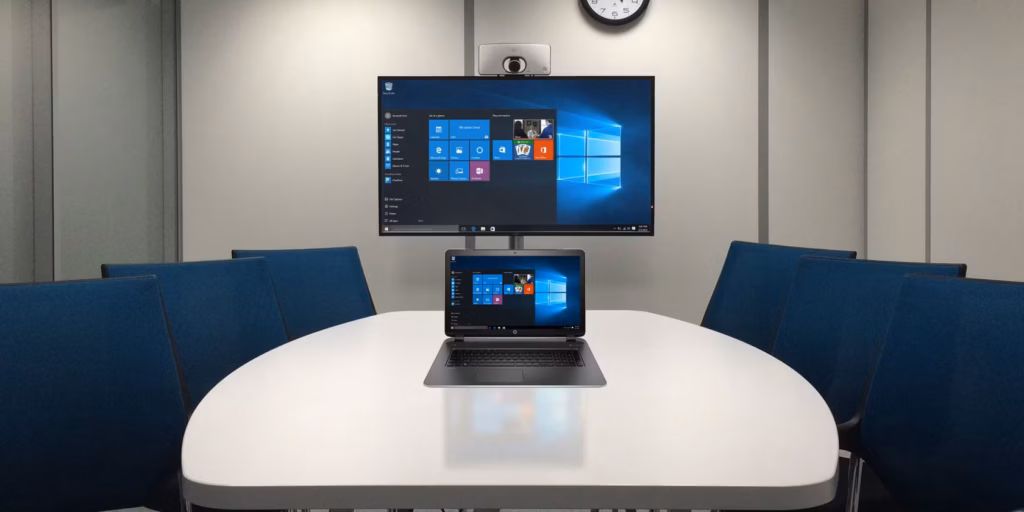 Conectare laptop la TV videoproiector wireless