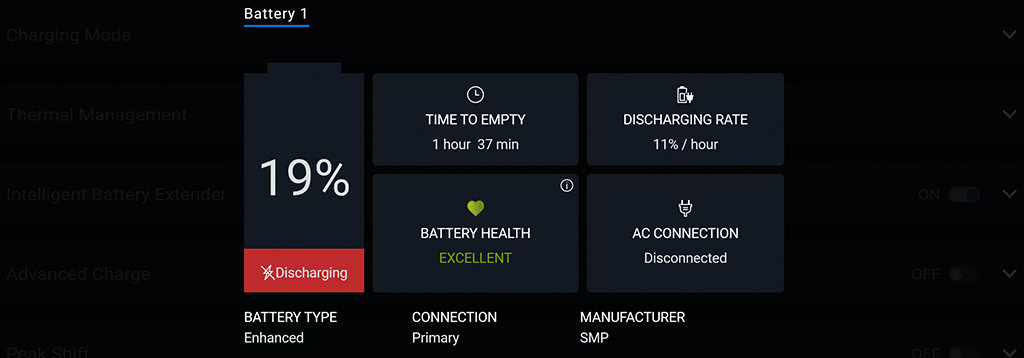 Verficiare baterie laptop cu software producator laptop