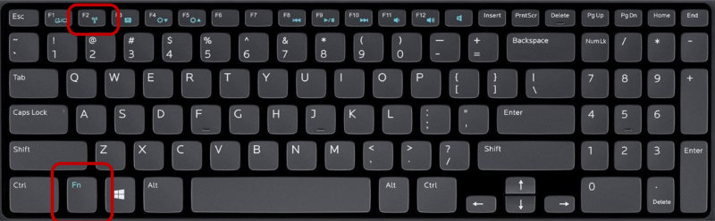 Porniti sau dezactivati Wi-Fi de la tastatura in Windows 11