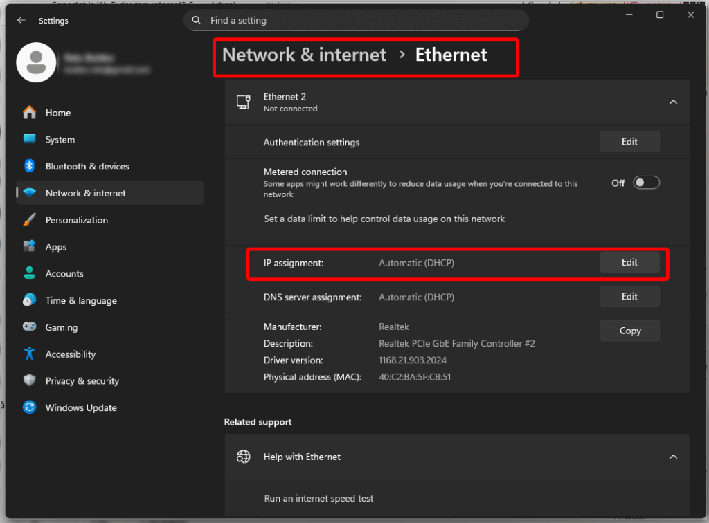 Verifică setările IP și DNS daca ai wifi fara net