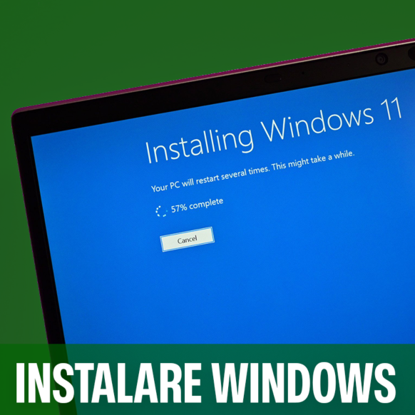Instalare Windows 11, Windows 10, Windows 8, Windows 7 in Bucuresti