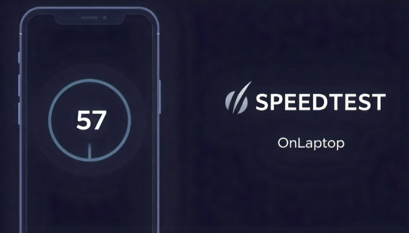 test viteza internet onlaptop
