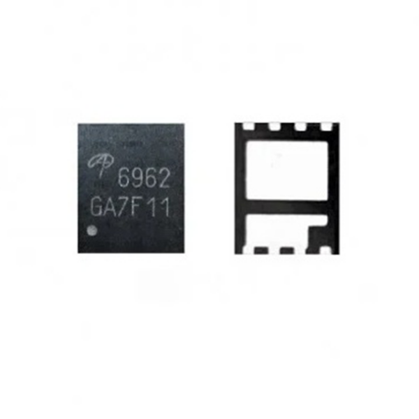 Aon6962 50a/80a 30v Dual Asymmetric N-channel Mosfet Qfn-8