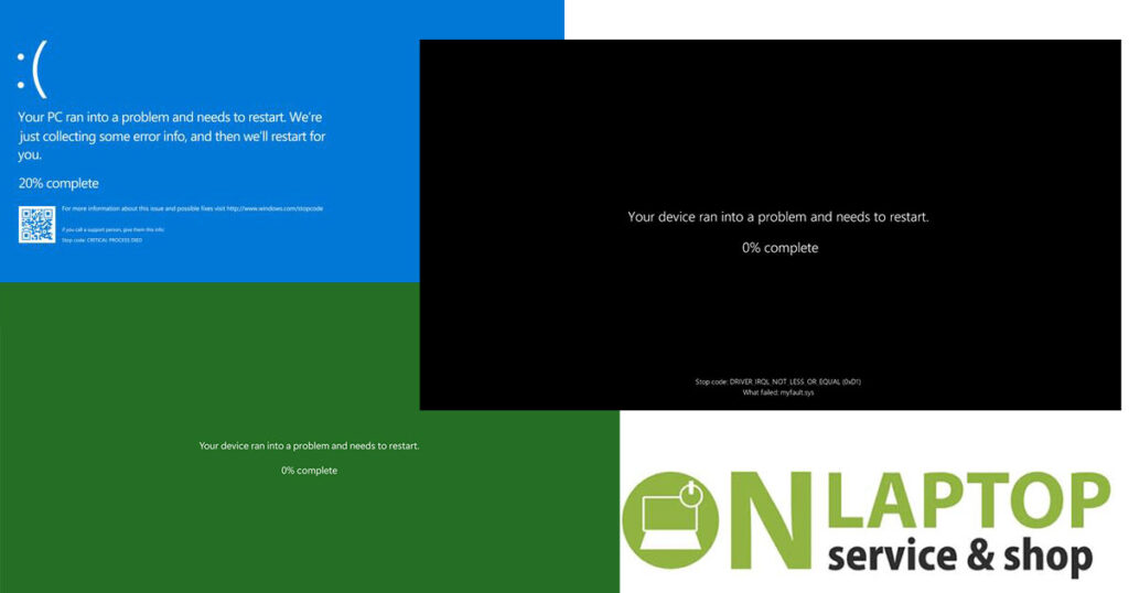 BSOD – Blue Screen of Death devine Black Screen of Death in Windows 11 24H2