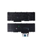 Tastatura Laptop Latitude 5580 Dell Neagra Layout UK Cu Iluminare Genuine RF