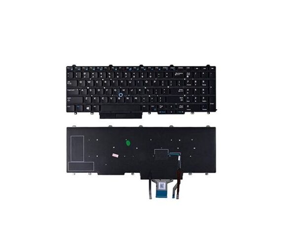Tastatura Laptop Latitude 5580 Dell Neagra Layout UK Cu Iluminare Genuine RF