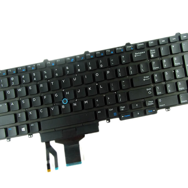 Tastatura Laptop PRECISION 15 7520 Dell 383D7 neagra layout US cu iluminare