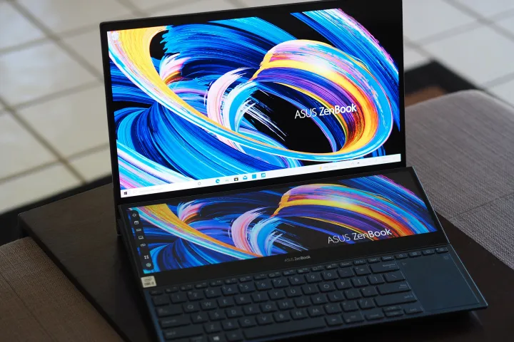 Review display Asus Zenbook Pro Duo 15 OLED UX582 