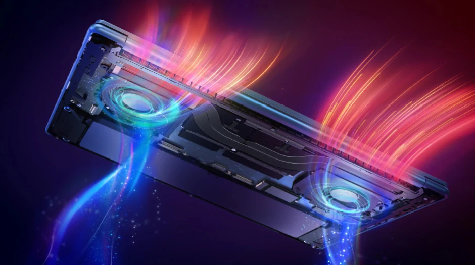 Review laptop Lenovo Yoga Pro 9i 16IAH G10 Aura Edition Sistem de racire