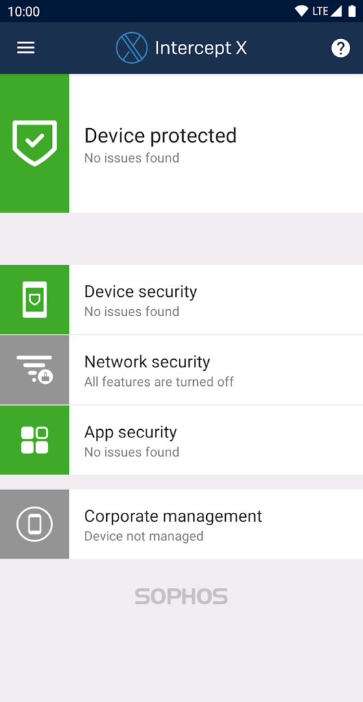 Sophos Intercept X for Mobile 2