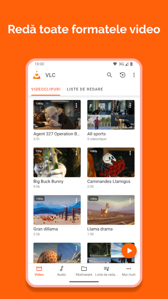 Top 10 aplicatii Android pe care toata lumea ar trebui sa le instaleze - VLC Android