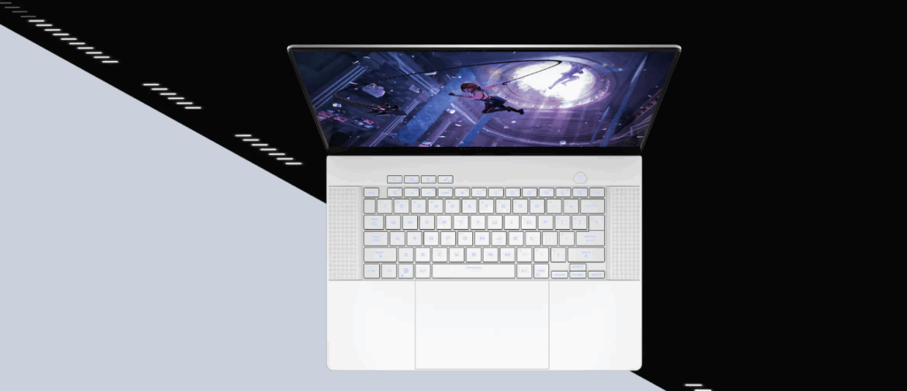 Tastatura laptop ASUS ROG Zephyrus G16 si conectivitate